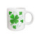 3dRose Lucky Shamrocks Just in Time for St.Patrick s Day  Ceramic Mug  15-Oz