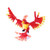 nanoblock NBC_175 Mini Phoenix Building Blocks Animal Building Toy Bricks 140 Pieces