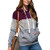 POTO Women s Long Sleeve Sweatshirt Color Block Lightweight Hoodie Jackets Polka Dots Pullover Sweaters with Pockets Purple