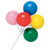 Oasis Supply Balloon Cluster for Cupcake/Cake, 5-Inch, Multicolored, Set of 4