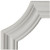 Ekena Millwork PML06X06OX Oxford Panel Molding Corner, 6-Inch x 6-Inch x 5/8-Inch