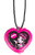 Amscan Freaky Fab Monster Hight Heart Shaped Lip Gloss Necklace Birthday Party Favour (1 Piece), Multi Color, 1 1/4 x 1 1/4