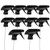 ULG 10 Pack Mist Spray  and  Stream Sprayer Replacement Trigger Spray Tops Fits Standard 8oz   16oz Boston Round 28 400 Neck Bottles