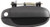 CPP Front Passenger Side Black Exterior Door Handle for Chevrolet Aveo  Aveo5
