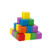 SUPVOX 50pcs Wooden Cubes Colorful Wood Square Blocks for Paint DIY Craft Art Projects Puzzle Making