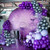 Purple and Silver Party Decoration-Balloon Arch Garland Kit-Macaron Purple Balloon Metallic Silver Balloon 135Pcs for Birthday Gender Reveal Baby Shower Wedding Engagement Christmas and New Year Party Decoration.