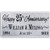 25th Wedding Anniversary Silver Banner Party Decoration