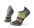 Smartwool Men s PhD Run Pattern Micro Light Elite Merino Wool Socks  Ash  Medium
