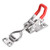 uxcell 396lbs Holding Capacity SUS304 Stainless Steel Pull-Action Latch Adjustable Toggle Clamp with Keyhole