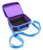 CASEMATIX Travel Carry Case Compatible with Square Terminal Reader  Square Terminal Printer Paper and Accessories  Includes Purple Carry Case and Teal Shoulder Strap Only