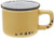 Abbott Collection Enamel Look Stoneware Espresso Cup  Yellow