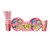 Superhero Girl Birthday Party Supplies Pack for 16 Guests: Straws, Dessert Plates, Beverage Napkins, and Cups