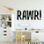 Dinosaur Wall Decor - RAWR! Decal - Vinyl Wall For Boys Room Or Playroom Decoration Dinosaur Wall Decor - RAWR! Decal - Vinyl Wall For Boys Room Or Playroom Decoration