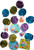 American Greetings Peppa Pig  Birthday Party Foil Swirl Decorations, Pack of 12