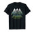 Sacred Geometry Triangles - Misty Forest T Shirt Design