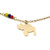 Venezuela Tiny Map Necklace 18k Gold-Plated 16.5 Inches Length Venezuelan jewelry for women