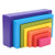 Educational Building Block Stacking Toy  Toy Kid Building Toys  for Girls Kids Boys Children Square Rainbow Blocks