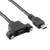 JSER Panel Mount Type Mini USB 5Pin Male to Female Extension Adapter Cable with Screws 50cm
