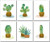 Cactus Wall Art - Succulent Botanical Prints - Boho Decor - Watercolor - Set of 6-8x10 - Unframed