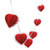 Fun Express Tissue Paper Valentine Heart Garland Novelty