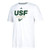 adidas South Florida Bulls NCAA Men s White Sideline Athletics Ultimate Tee Climalite Performance T-Shirt  Large