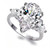 lertchai Luxurious 925 Silver White Sapphire Ring Wedding Engagement Jewelry New Sz 6-10  9