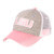 NCAA Zephyr Lsu Tigers womens Sasha Relaxed Hat  Adjustable  White Pink Grey
