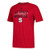 adidas NC State Wolfpack NCAA Men s Red Tonal State Logo Ultimate Tee Climalite Performance T-Shirt  XX-Large