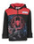 Marvel Spiderverse Big Boys Half-Zip Fleece Hoodie Miles Morales Red Black 7 8