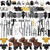 PeleusTech Military Minifigures Weapon Armor Kit Ancient Greek Ancient Roman Army Weapons and Accessories Set Compatile with Major Building Block Brand - 82pcs