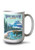 Lantern Press Sun Valley  Idaho - Explorer Series 110274  15oz White Ceramic Mug