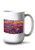 Lantern Press Boston  Massachusetts - Skyline at Sunset  15oz White Ceramic Mug