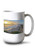 Lantern Press Sunset on The Pacific Coast  Santa Barbara  California 9019001  15oz White Ceramic Mug