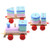 TOYANDONA Wooden Stacking Train Blocks Toys Geometric Shapes Sorter Stacking Puzzles Games Preschool Educational Toys for Kids