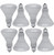 GE Lighting 65 Watt 580 Lumens Soft White Reflector Floodlight BR30 Light Bulb (8 Bulbs)