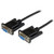 StarTech.com DB9 RS232 Serial Null Modem Cable F/F - DB9 Female to Female - 9-Pin RS232 Null Modem Cable, 2-Meter, Black (SCNM9FF2MBK)