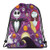 Nightmare Before Christmas Sally Pattern Drawstring Backpack Sports Gym Sack Hiking Travel Beach Bags
