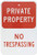 20x30Cm 8x12Inch  Classic Metal Signs Private Property No Trespassing Never Rust Vintage Look Sign Poster Plaque For Garages All Kinds Of Individual Character Places Or Home Decoration