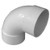 GENOVA PRODUCTS 42830 3" 90 Degree Sanitary Elbow
