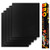 Grill Mat - Set of 5 Heavy Duty BBQ Grill Mats Non Stick  BBQ Grill  and  Baking Mats - Reusable  Easy to Clean Barbecue Grilling Accessories - Work on Gas Charcoal Electric - Extended Warranty