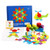 NUOBESTY 155Pcs Wooden Pattern Blocks Set Geometric Shape Puzzle Educational Montessori Tangram Toys for Kids Toddler Children