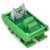 DIN Rail Mount Flat Ribbon Cable 0.1 inch FRC Connector Interface Module  Terminal Block Breakout Board  IDC10 2x5Pin