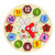 Wooden Digital Geometry Clock Wooden Block Puzzle Children Educational Toy Toys and Hobbies Education Toys Christmas for Faclot