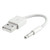 INSTEN USB Cable compatible with Apple iPod Generation 3/4/5 Shuffle, White
