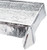 Creative Converting Metallic Silver Metallic Tablecover 54 x 108 Solid