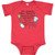 inktastic My First New Years Infant Creeper 12 Months Retro Heather Red 2e177
