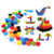 Building Blocks Bars - Different Shape Educational Construction Engineering Set 3D Puzzle   Interlocking Creative Connecting Kit A Great STEM Toy