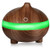 AIORNIY Ultimate Aromatherapy Diffuser and Essential Oil Set Ultrasonic Diffuser Top 10 Essential Oils 300Ml Diffuser with 7 Ambient Light Settings Therapeutic Grade Essential Oils  300ml  Brown