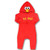 Sesame Street Boy s Elmo Hooded Coverall Onesie  100 percent Cotton  Red  Size 3T