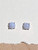6mm Blue Lace Agate Gemstones Prong set in Sterling Silver Post Earrings